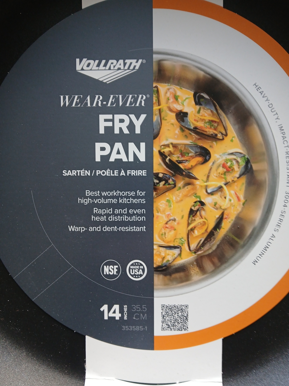 Vollrath Wear-Ever 14" Fry Pan - Best Workhorse For Pros.